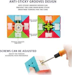 Juguete educativo <span class=keywords><strong>Cubo</strong></span> mágico personalizado promocional 3x3x3 Rompecabezas <span class=keywords><strong>Cubo</strong></span> <span class=keywords><strong>de</strong></span> juguete <span class=keywords><strong>de</strong></span> plástico <span class=keywords><strong>Cubo</strong></span> <span class=keywords><strong>de</strong></span> rompecabezas <span class=keywords><strong>de</strong></span> velocidad sin pegatinas Juguetes - Product Image 6