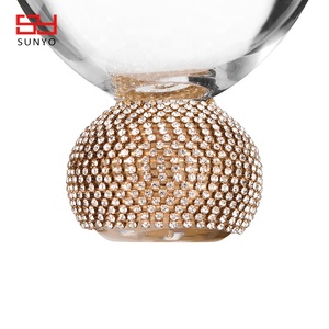 Set di bicchieri per bevande con decorazione a diamante in oro colorato di alta qualità con Base a forma di palla per Paty, regalo - Product Image 3