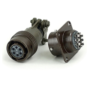 Souriau Phích Cắm Kết Nối Cáp <span class=keywords><strong>6</strong></span> Chiều, Tiếp Điểm <span class=keywords><strong>Pin</strong></span>, Kích Thước Vỏ 10, Khớp Nối Lưỡi Lê, MIL-DTL-26482 - Product Image 5