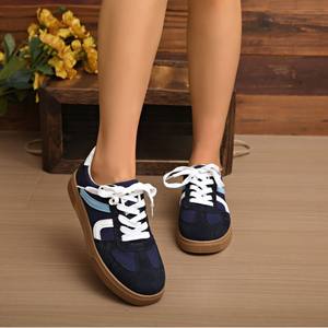 Женские летние повседневные кроссовки 2025 года: трендовый немецкий дизайн, верх из полиуретана, сетчатая подкладка, резиновая подошва - Product Image 4