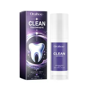 Beautiful Smile Wholesale 30ml Professional Brighten <strong>Colour</strong> <strong>Corrector</strong> Purple Teeth Whitening <strong>Toothpaste</strong> - Product Image 1