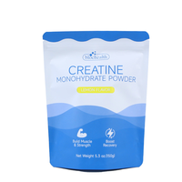 Emballage en plastique de poudre de pochette Ziplock debout en feuille d'aluminium avec impression en couleur personnalisée sac de créatine pour supplément monohydrate
