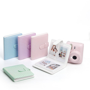 Casing kamera kulit PU portabel pelindung baru 2024 untuk kamera instan Fujifilm <span class=keywords><strong>Instax</strong></span> Mini 12 dengan Album foto - Product Image 4