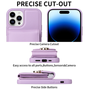 เน้นกระเป๋าสตางค์หนัง PU แบบกระเป๋าเงิน <span class=keywords><strong>iPhone</strong></span> 14 <span class=keywords><strong>13</strong></span> 12 11 <span class=keywords><strong>PRO</strong></span> MAX แบบพกพาได้ - Product Image 2