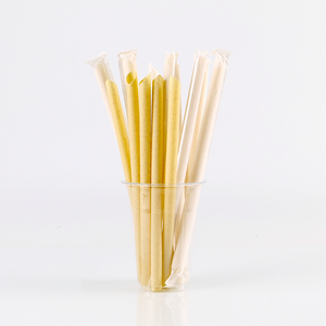 Pajitas biodegradables desechables de plástico PLA para caña de azúcar bagazo Pajitas Con Forro - Product Image 1
