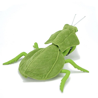 Peluche de Mantis con Forma de Hoja Personalizado, Muñeco de Insecto de Peluche Suave para Museo de la Naturaleza, Souvenir, Regalo, Proveedor, Fábrica, OEM, ODM