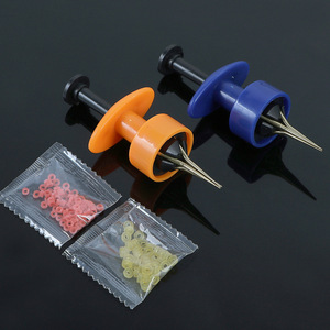 Clip d'alimentation pour vers de sang Hui Zhou Jianqiao, en plastique durable, porte-appâts pour la pêche avec clips colorés inclus - Product Image 2