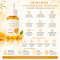 Sérum pour la peau à la vitamine C OEM/ODM, solution éclaircissante, affinant les pores, anti-âge, pour la beauté, la santé des cheveux, de la peau et des ongles