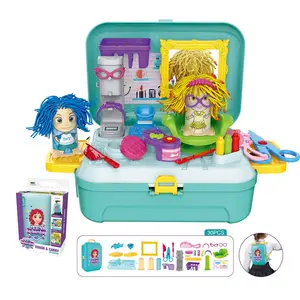 Jouets de maquillage pour enfants, pâte à modeler colorée, fourniture chinoise, 36 pièces