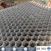 Système d'ancrage réfractaire en treillis métallique hexagonal perforé en acier inoxydable avec service de découpe pour la revêtement des fours à ciment