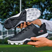 Chaussures de baseball personnalisées en gros, respirantes, à crampons texturés, pour l'entraînement sportif en extérieur et le softball
