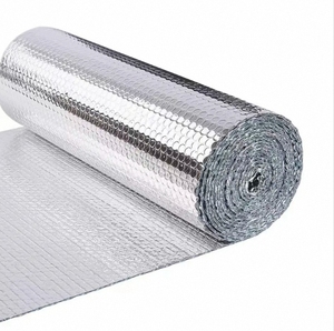 Tùy chỉnh 2 mét dày phản xạ nhiệt tấm cách nhiệt cao <span class=keywords><strong>r</strong></span>-giá trị composited lá nhôm/Mpet nhiều lớp bong bóng kim loại lá - Product Image 1