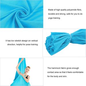 Hamac de yoga aérien en tissu de soie premium pour le yoga antigravité et les inversions - Product Image 4