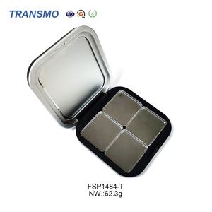 Paleta de Sombras de Ojos Cuadrada Multichrome Personalizable 2025, Paleta de Rubor Vacía de 4 Compartimentos, Uso Cosmético Desechable - Product Image 6