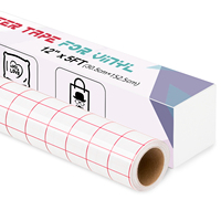 Rollo de cinta de papel de transferencia de vinilo transparente Lya para vinilo de baja adherencia de fácil liberación para calcomanías artesanales, letreros, ventanas, pegatinas