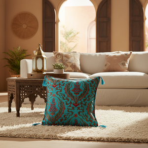 Bohemian - Moroccan Style Turkish Tulip Designed Cushion Cover - Product Image 4