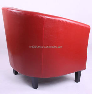 Lounge Restaurant Sofá individual con forma <span class=keywords><strong>de</strong></span> bañera Sillón Silla redonda clásica Moderno <span class=keywords><strong>Hotel</strong></span> Club <span class=keywords><strong>Opera</strong></span> Sofá <span class=keywords><strong>de</strong></span> cuero Pu Silla con reposabrazos - Product Image 5