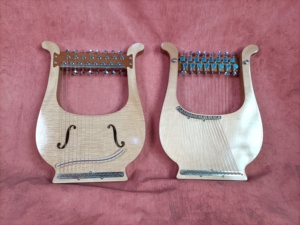 16 String Natural Solid Wood Lyre Harp Portable Greek Lyra <b>Instrument</b> for <b>Music</b> Therapy Beginner Gift with Tuning Wrench OEM/ODM - Product Image 2