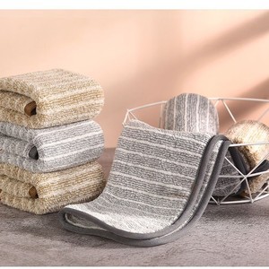 Chiffon de cuisine en microfibre corail rectangulaire gris brun, sans peluches, pour le nettoyage des casseroles et des poêles - Product Image 1
