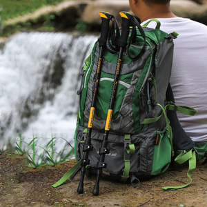 ไม้เท้าเดินป่า Abuda Trekking Poles 7075 สแตนเลสสตีล 3 ท่อน น้ำหนักเบาพิเศษ สำหรับปีนเขาและเดินป่า - Product Image 1