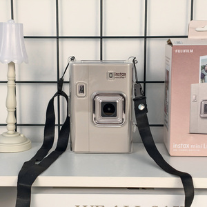 Étui de protection transparent avec dragonne, sac rigide en plastique, accessoire pour appareil photo instantané <span class=keywords><strong>Fujifilm</strong></span> <span class=keywords><strong>Instax</strong></span> <span class=keywords><strong>Mini</strong></span> <span class=keywords><strong>Liplay</strong></span> Plus - Product Image 2