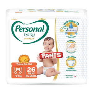 Pañales desechables tipo pantalón para bebé, súper suaves como el algodón, con ajuste cómodo en las piernas. - Product Image 1