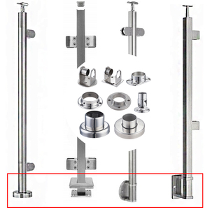 Accesorios <span class=keywords><strong>de</strong></span> barandilla <span class=keywords><strong>de</strong></span> <span class=keywords><strong>acero</strong></span> <span class=keywords><strong>inoxidable</strong></span> <span class=keywords><strong>de</strong></span> estilo moderno <span class=keywords><strong>de</strong></span> alta calidad, <span class=keywords><strong>tubo</strong></span> <span class=keywords><strong>de</strong></span> placa Base <span class=keywords><strong>de</strong></span> poste oblongo <span class=keywords><strong>para</strong></span> decoración <span class=keywords><strong>de</strong></span> barandillas <span class=keywords><strong>de</strong></span> valla - Product Image 4