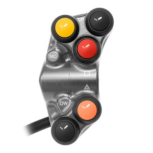 Interruptor de manillar izquierdo para Ducati Streetfighter V4 (Titanio) - Product Image 4