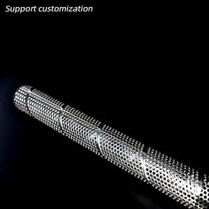 스테인리스 스틸 나선형 용접 필터 실린더 304 스테인리스 스틸 원형 구멍 와이어 사각형 천공 파이프 - Product Image 6