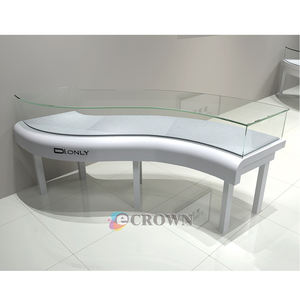 Kiosk Marble Fixture Kiosk Jewelry Display Cabinet Marble Design Retail Jewelping Mall Treasure <strong>Center</strong> Kiosk Jewelry Cabinet OEM - Product Image 6