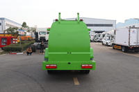 Camion à ordures alimentaires Dongfeng Dolica D6 4x2 7 m³ à chargement latéral, hermétique, avec séparation sec-humide, pour collecteur de déchets de restaurant