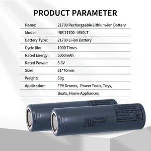 Batterie Li-ion haute capacité 5000 mAh, cellule cylindrique pour <span class=keywords><strong>LG</strong></span> <span class=keywords><strong>M50LT</strong></span> INR21700, batterie lithium solide coréenne SAM 50E 50PL - Product Image 3