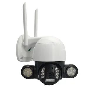 ใหม่มาถึง HD 3MP 5MP 8MP Floodlight Night Vision กล้องวงจรปิดกันน้ำกลางแจ้งไร้สายสมาร์ท WiFi กล้อง PTZ