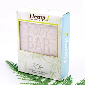 Best Selling Factory OEM/ODM Baby Whitening Beauty Natural Organic Handmade 100% Enriched Hemp Seed Oil Soap