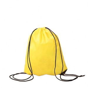 Factory Customized Cheap Polyester Drawstring Sports Gym <b>Bag</b> Custom Logo Promotional Shopping Bundle Pouch Fashion <b>Medium</b> <b>Size</b> - Product Image 1
