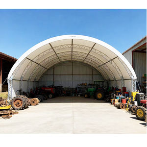 20FT 40FT Dome Container Shelter <b>Tent</b> Shed PVC Waterproof Shipping Container Sunshade <b>Canopy</b> - Product Image 5