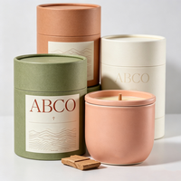 Boîte d'emballage cylindrique rigide de luxe en carton kraft écologique avec logo personnalisé pour vêtements, chaussettes, bougies, tubes en papier, épaisseur 2 mm, protection UV
