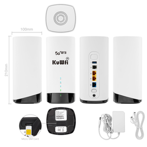 ODM kuwfi 5g CPE <span class=keywords><strong>Router</strong></span> wifi6 <span class=keywords><strong>Router</strong></span> không dây mở khóa 4.6Gbps <span class=keywords><strong>DL</strong></span> Wifi Hotspot <span class=keywords><strong>Router</strong></span> 5G Thẻ Sim - Product Image 6