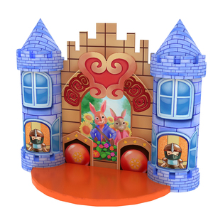 Set de Juego Infantil con Forma de Castillo para Sala de Fiestas, Escenario de Fondo, Juego Suave para Área de Juegos Interior - Product Image 1
