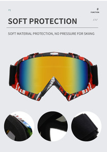 Gafas de Motocross Personalizadas con Protección UV400, Resistentes al Viento, Marco de PC, Características Antivaho, Lentes Polarizadas, Gafas de Seguridad para Motocicleta - Product Image 2