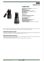 DABpump Tauchpumpen Nova 600MNA Schwimmbad-Entwässerung Keller-Garagen-Entwässerung, Springbrunnenpumpe, Haushalts-Entwässerungspumpe