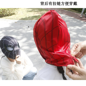 Masque de super-héros à yeux mobiles, masque intégral avec ajustement de la taille des yeux, masque de cosplay pour enfants/adultes, masque <span class=keywords><strong>Spiderman</strong></span> - Product Image 4