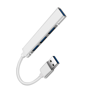 Station d'accueil <span class=keywords><strong>USB</strong></span> 3.0 en aluminium 4-en-1 pour <span class=keywords><strong>C</strong></span> vers <span class=keywords><strong>C</strong></span> et A vers A, 4 ports de charge et transfert de données - Product Image 1