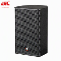 Haut-parleur passif JSL 10 pouces, audio 250W, coque en contreplaqué, design carré, CR-10