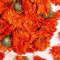 Fleurs de Calendula Officinalis séchées naturelles, matière première florale en vrac, emballage personnalisé et étiquette privée disponibles