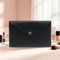 Mini pochette enveloppe avec chaîne pour femme, sac à bandoulière pour soirée, mariage, en cuir vegan, à rabat et bouton pression