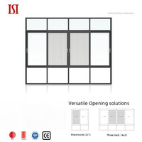 Fenêtre coulissante horizontale moderne de marque supérieure pour usage extérieur dans les villas, avec cadre en alliage d'aluminium