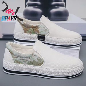 Men's ZX712 Canvas Sneakers-Durable Rubber/PU/PVC Outsole Soft Midsole for Sports & Skateboarding Mesh Lining - Product Image 4