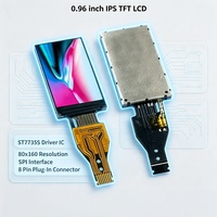 Pantalla LCD TFT FYX de 0.96 Pulgadas, IPS SPI ST7735 80x160, Módulo de Pantalla de 8 Pines, Pantalla a Color para Desarrollo Integrado