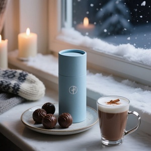 Biodegradable Custom Food Grade Paper Tube <b>Container</b> Pill Capsule Packaging Box Tube Paper for Products Packaging - Product Image 3